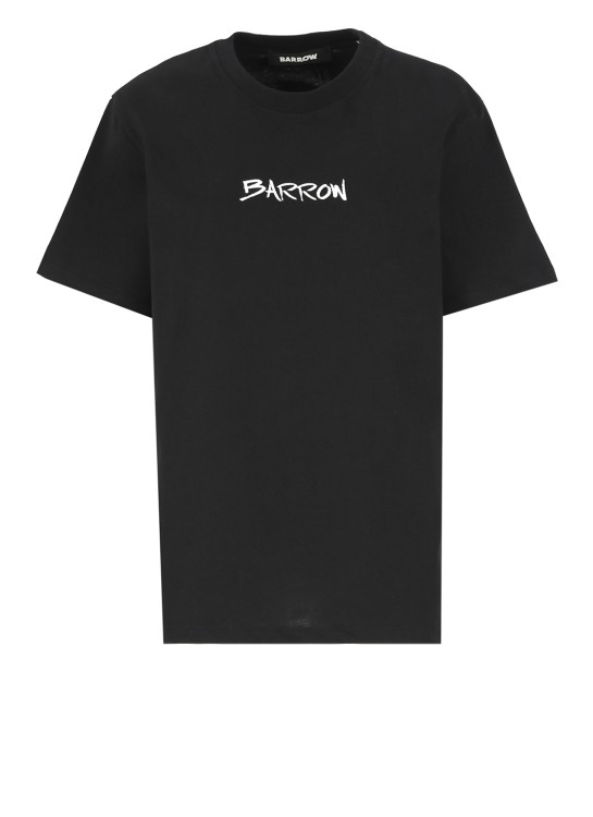 Barrow Logoed T-shirt In Black