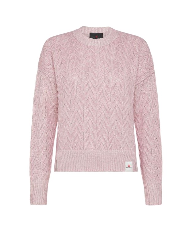 Peuterey Pink Aplacca Cotton Crew-neck Sweater