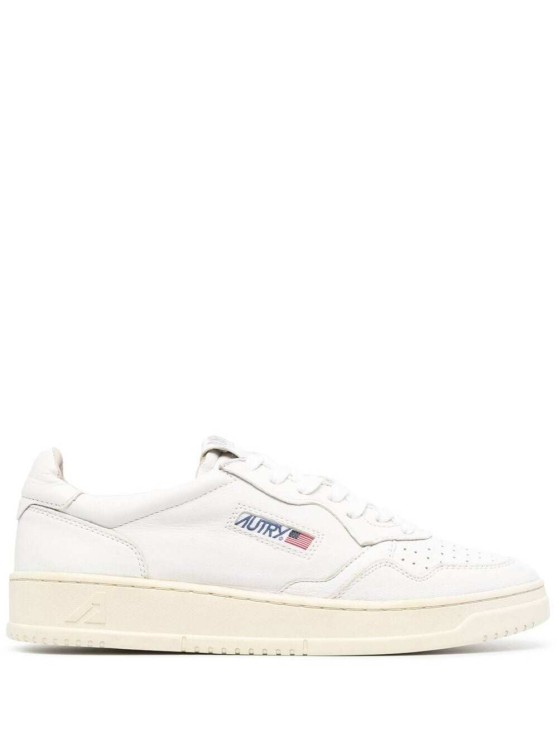 Shop Autry Medalist' White Low Top Sneakers