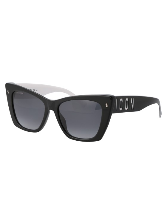 Shop Dsquared2 Icon 0006/s In Grey