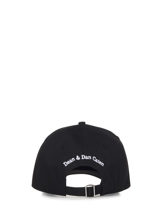 Shop Dsquared2 Baseball Hat In Black Cotton Gabardine