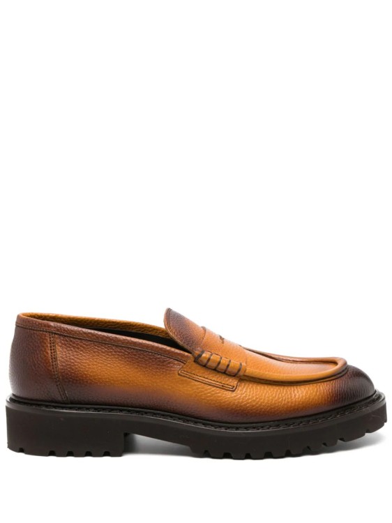 Shop Doucal's Multicolour Tumbled Loafers In Black