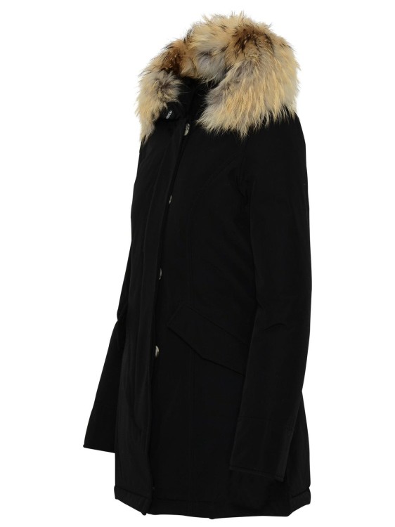 Woolrich Parka Arctic Con Pelliccia Removibile Nero In Black