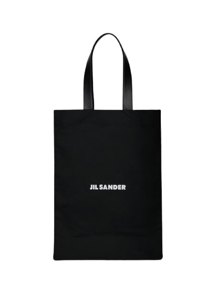 Jil Sander Book Handbag - Cotton - Black