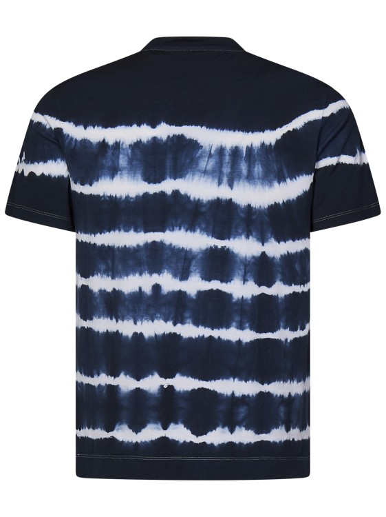 Shop Malo Blue Cotton Jersey T-shirt