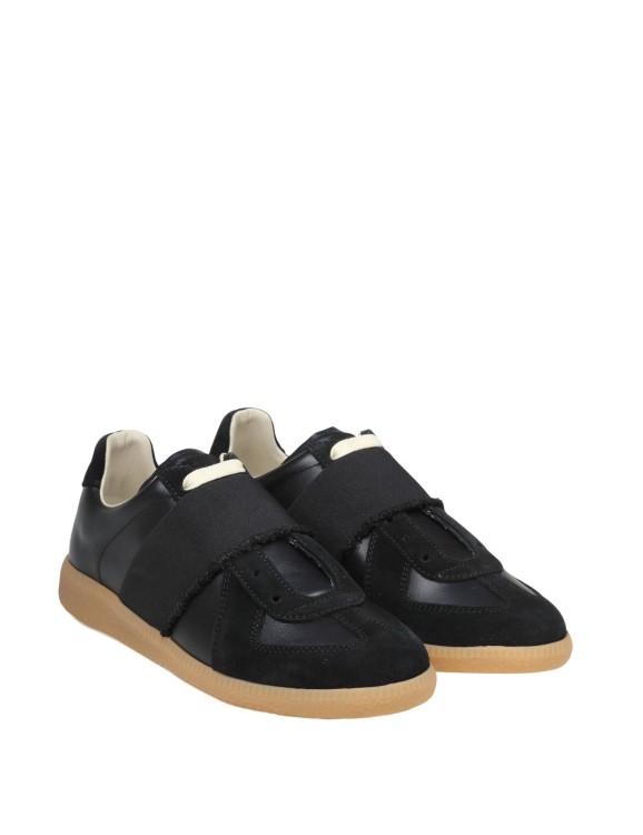 Shop Maison Margiela Replica Sneakers With Elastic Band In Black