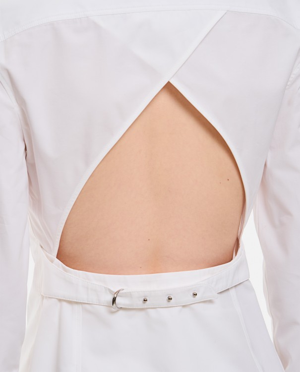 Shop Jacquemus Single Pocket Fitted Shirt In White