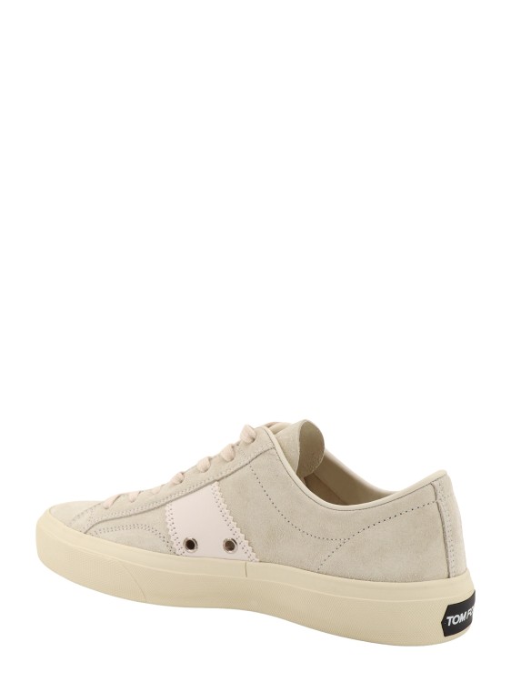 Shop Tom Ford Suede Sneakers In Neutrals