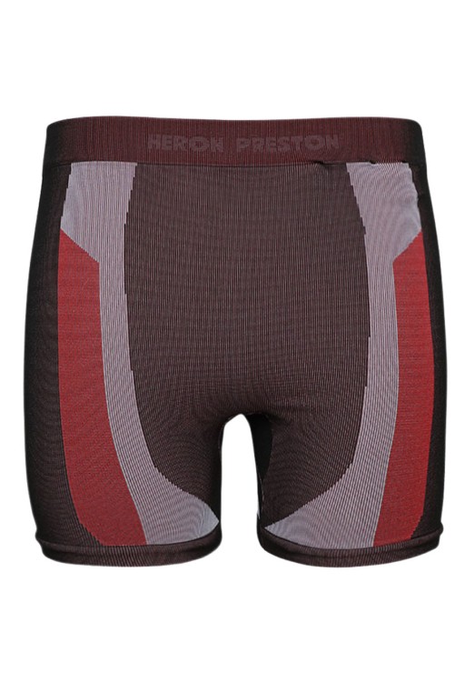 Heron Preston Women's Ex-ray Striped Rib-knit Shorts In Grey