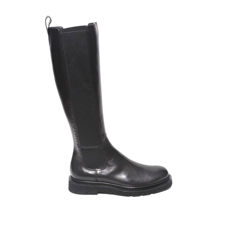 Guglielmo Rotta Leather Boots In Black