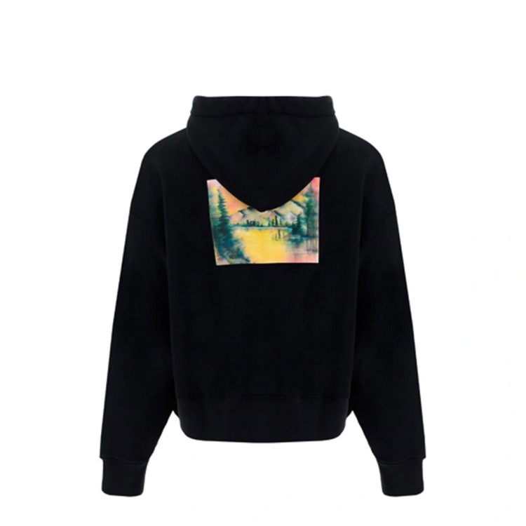 Shop Palm Angels Other Materials Sweatshirt In Black