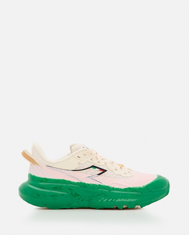 Shop Colville Double-dipped Sneakers In Green