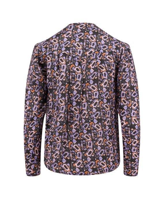 Shop Isabel Marant Multicolor Silk And Viscose Shirt In Grey