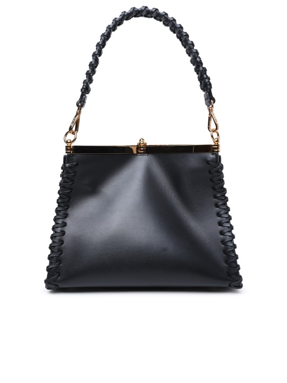 Shop Etro Medium 'vela' Bag In Black Leather