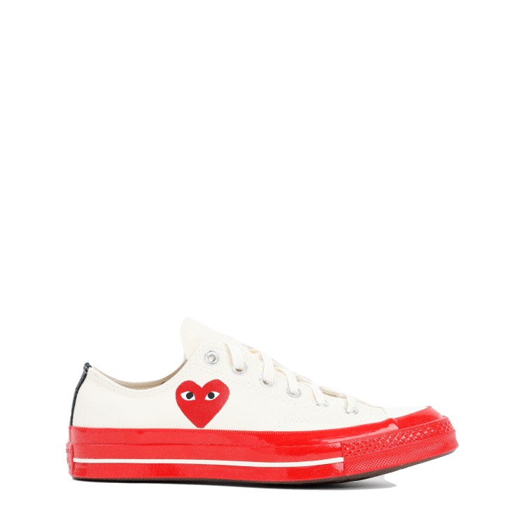 Comme Des Garçons X Converse Sneakers In Red