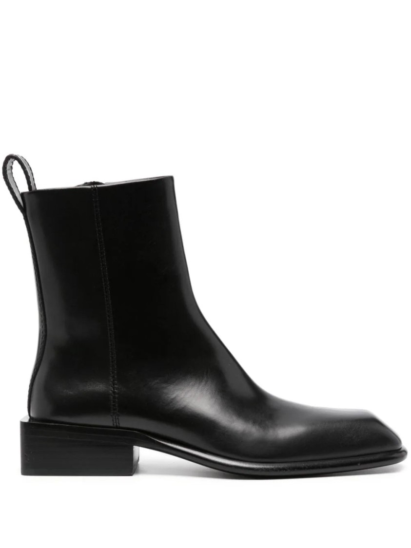 Shop Alexander Wang Throttie Ankle Boots In Black