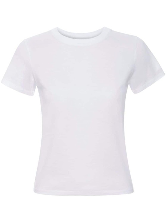 Frame Crew-neck Cotton T-shirt In White