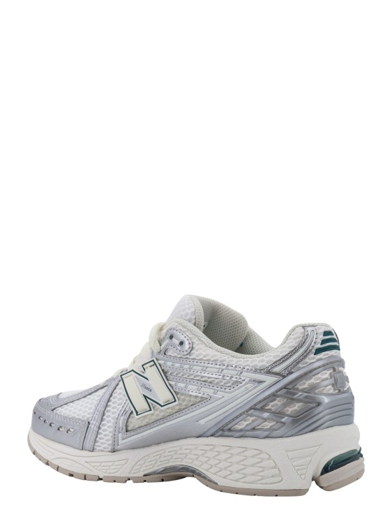 Shop New Balance Mesh And Leather Sneakers In White