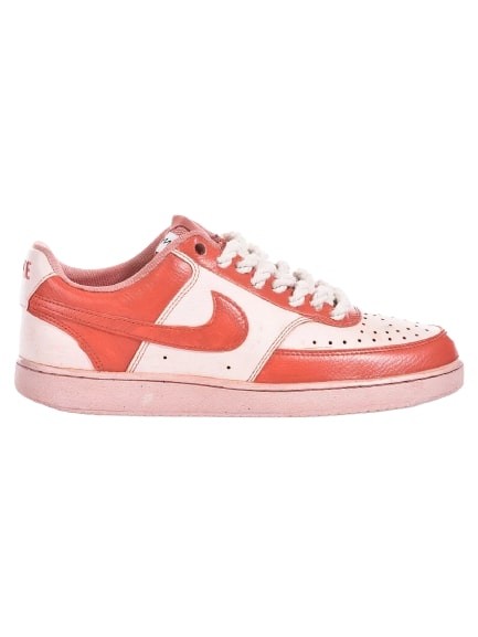 Nike Red Court Vision Sneakers