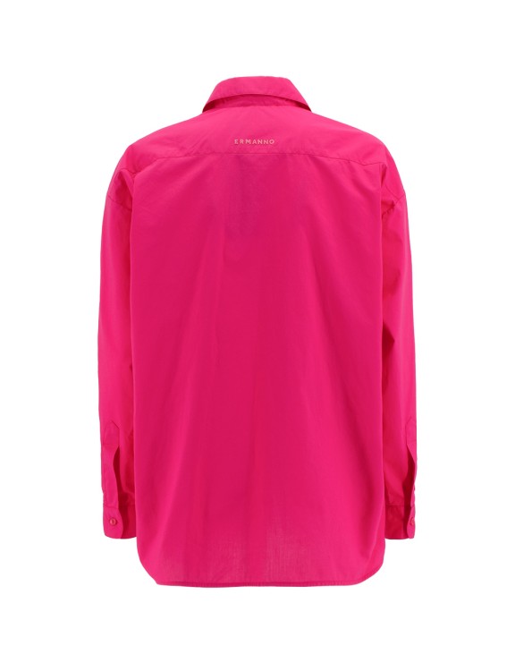 Shop Ermanno Scervino Applique Embroidered Blouse In Pink