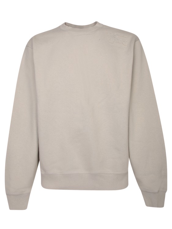 Burberry Long Sleeve Jersey Sweatshirt In Gray