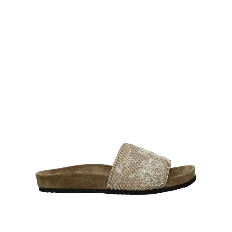 Shop Brunello Cucinelli Leather Flats In Grey