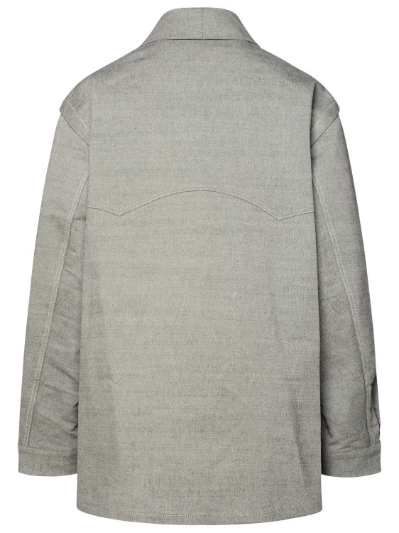 Shop Maison Margiela Gray Cotton Jacket In Grey