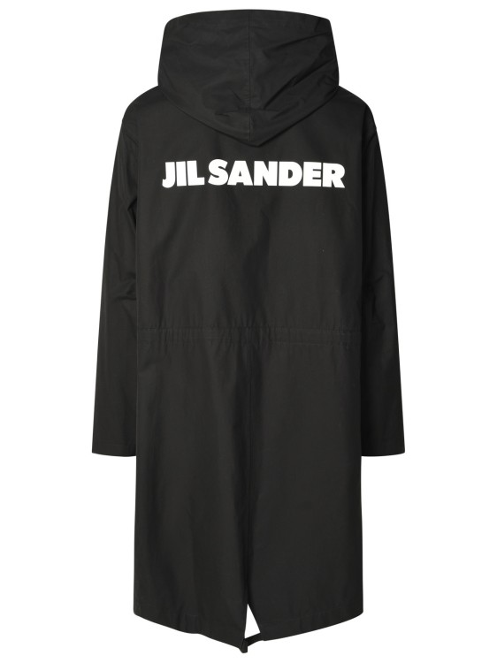 Shop Jil Sander Hooded Parka In Black