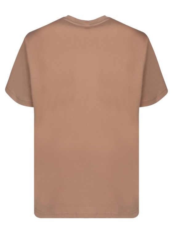 Shop Burberry Cotton T-shirt In Brown