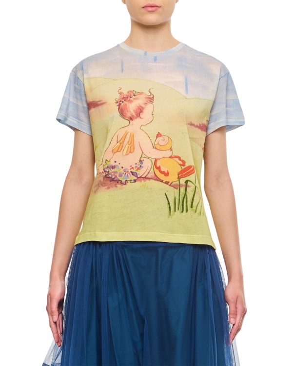 Shop Molly Goddard Dolly Jersey T-shirt In Multicolor