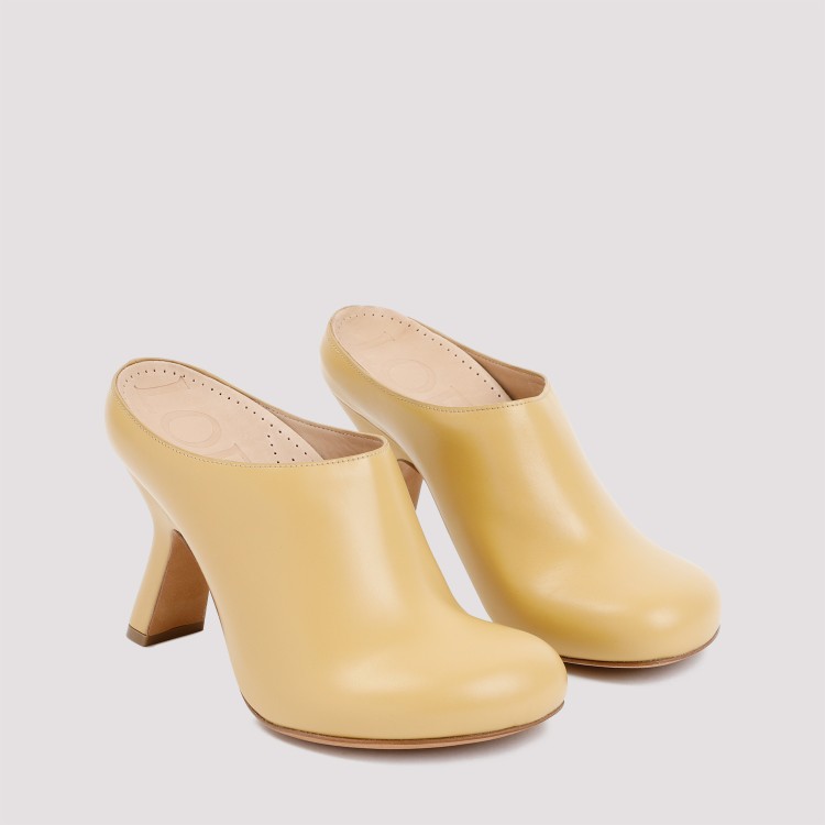 Loewe Terra 100 Leather Mules In Brown