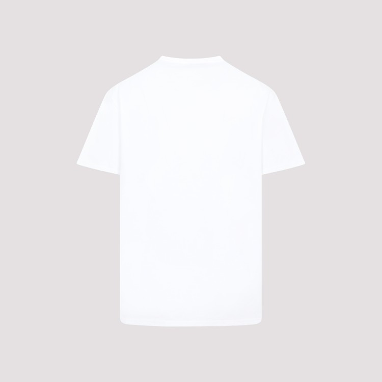 Shop Alexander Mcqueen White Cotton Graffiti Logo T-shirt