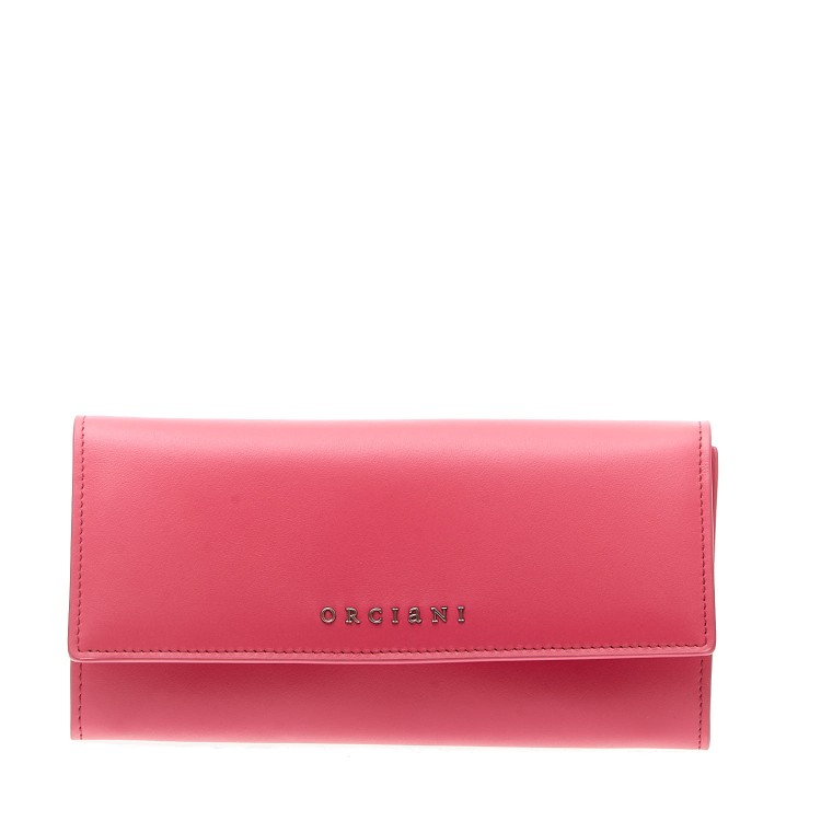 Shop Orciani Fuchsia Fan Wallet In Pink