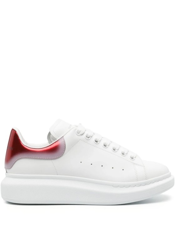 Shop Alexander Mcqueen Oversized White Sneakers