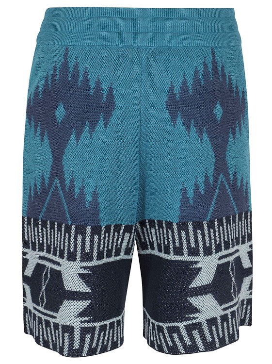 Shop Alanui Bermuda Shorts In Blue