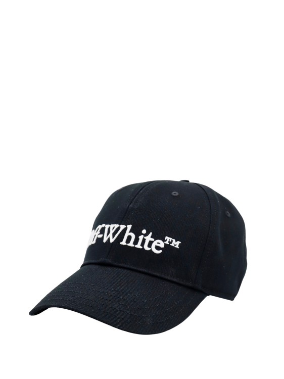 Shop Off-white Cotton Hat In Black