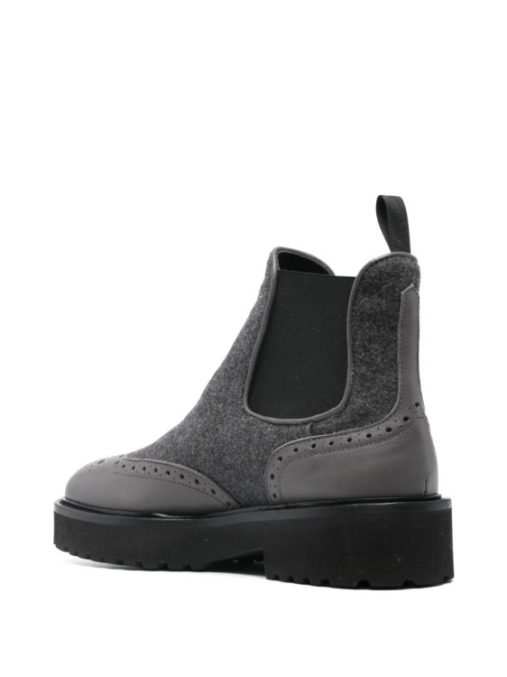 Shop Doucal's Chelsea Boots Gray In Grey