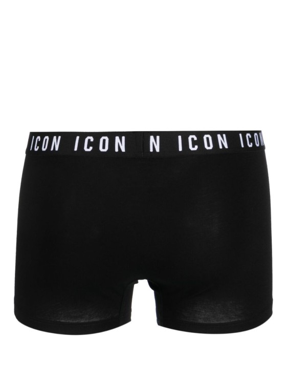 Shop Dsquared2 Logo-waistband Boxer In Black