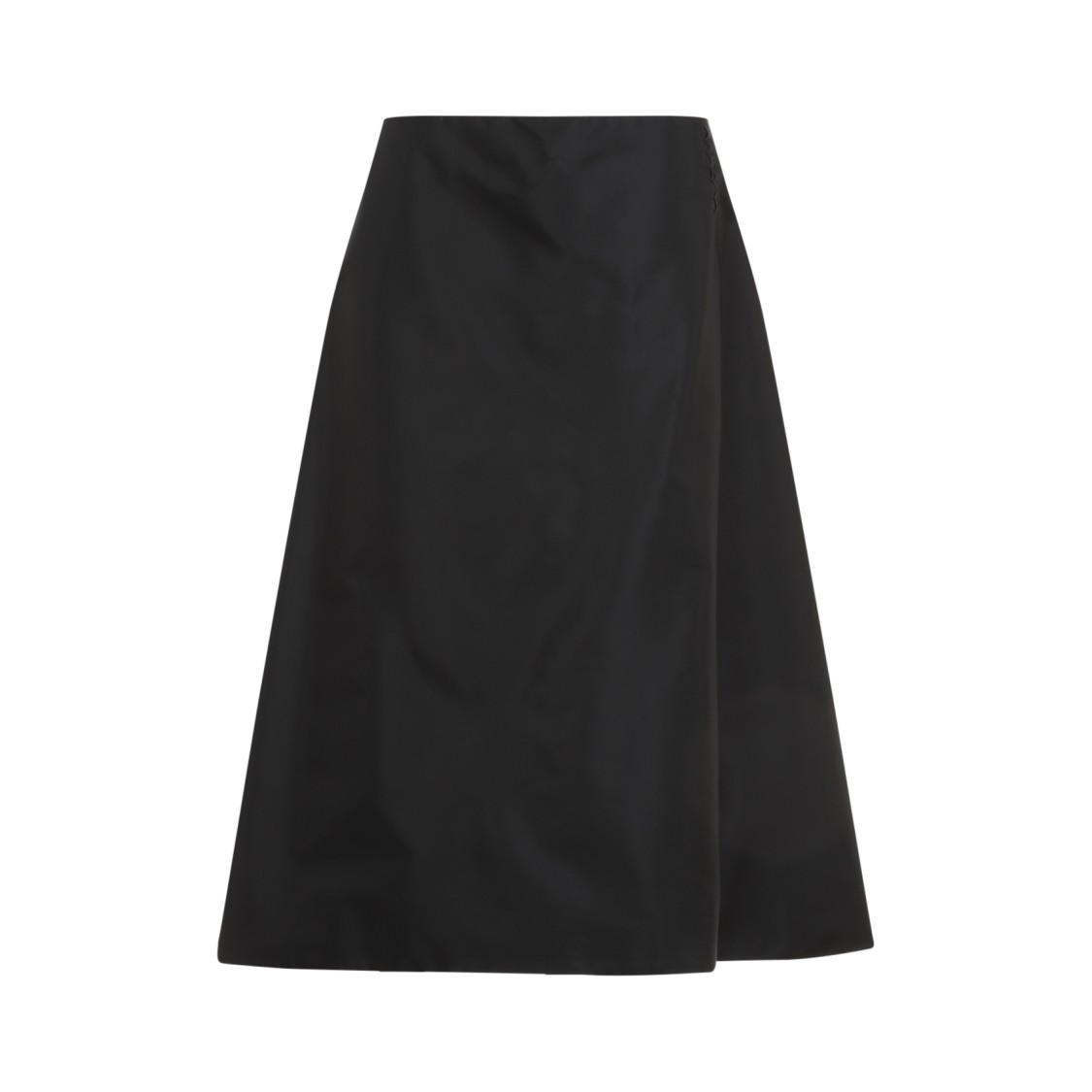 Marni Polyamide Midi Skirt In Black