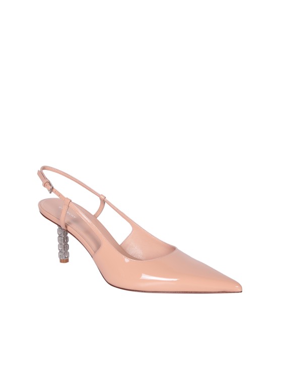 Shop Givenchy Leather Slingback In Pink