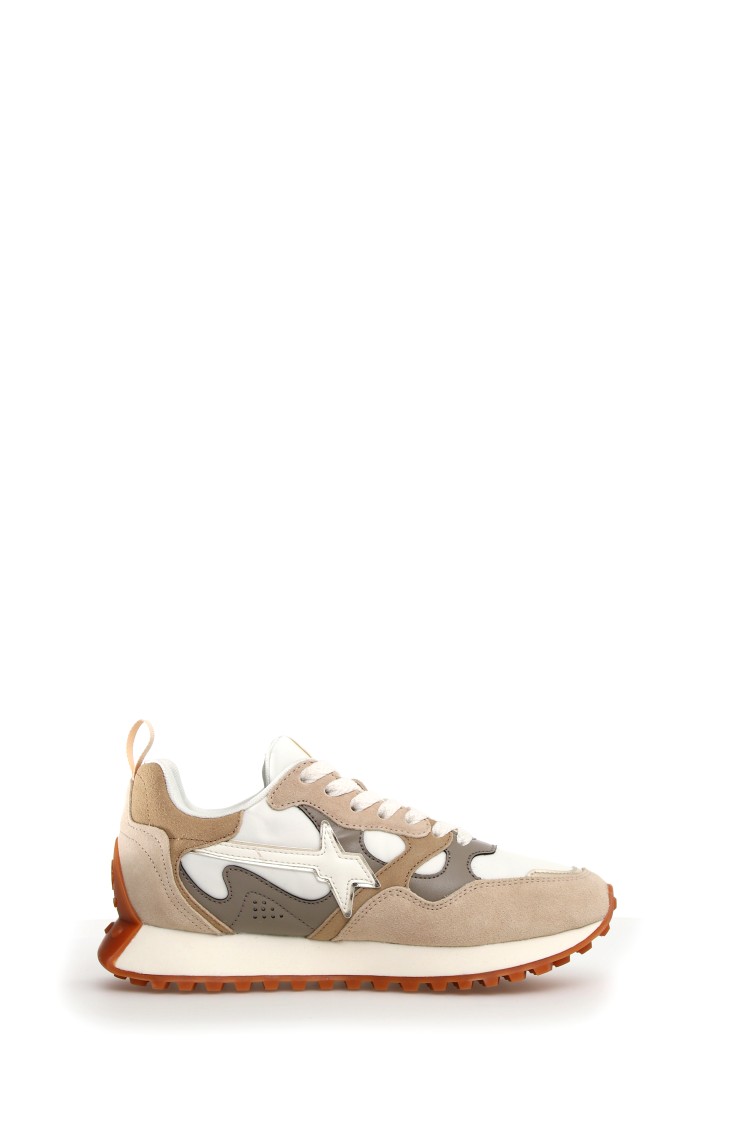 W6YZ W6YZ LUXE SUEDE AND TECHNICAL FABRIC SNEAKERS WITH MODERN DESIGN FOR WOMEN 