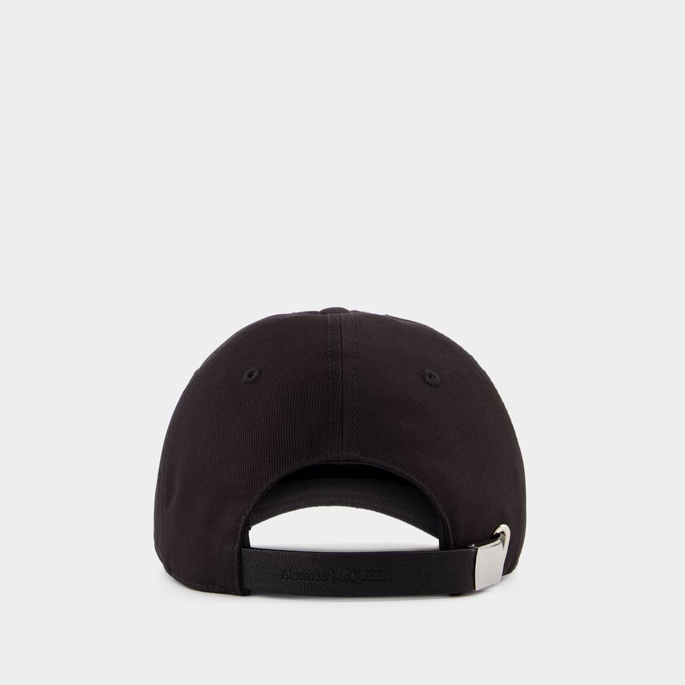 Alexander Mcqueen Alexander Mc Queen Mc Queen Graffiti Cap In Black