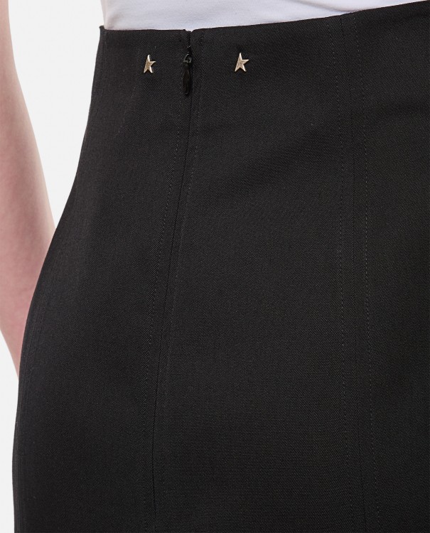 Shop Golden Goose Pencil Skirt Midi In Black