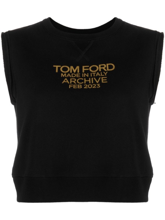 Tops & Tank tops Tom Ford - Logo print top - FLJ054FAX769XLBGO