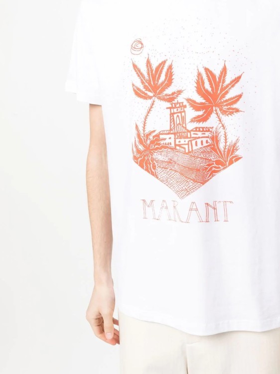 Shop Marant White Zafferh T-shirt
