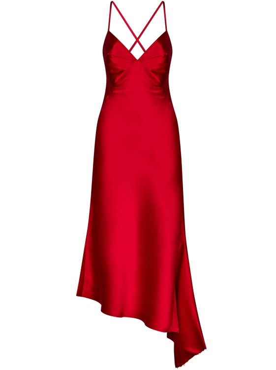 N°21 Midi Dress In Red