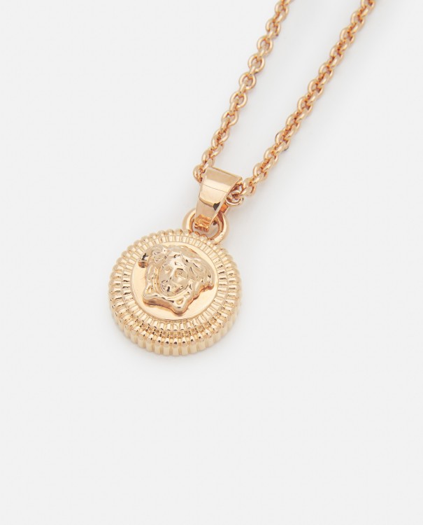 Shop Versace Metal Necklace In Not Applicable