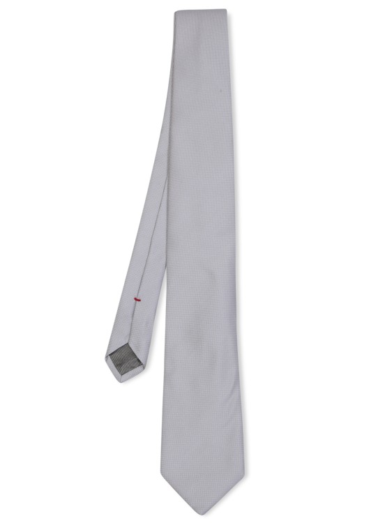 Dell'oglio Pearl Oxford Tie In Grey