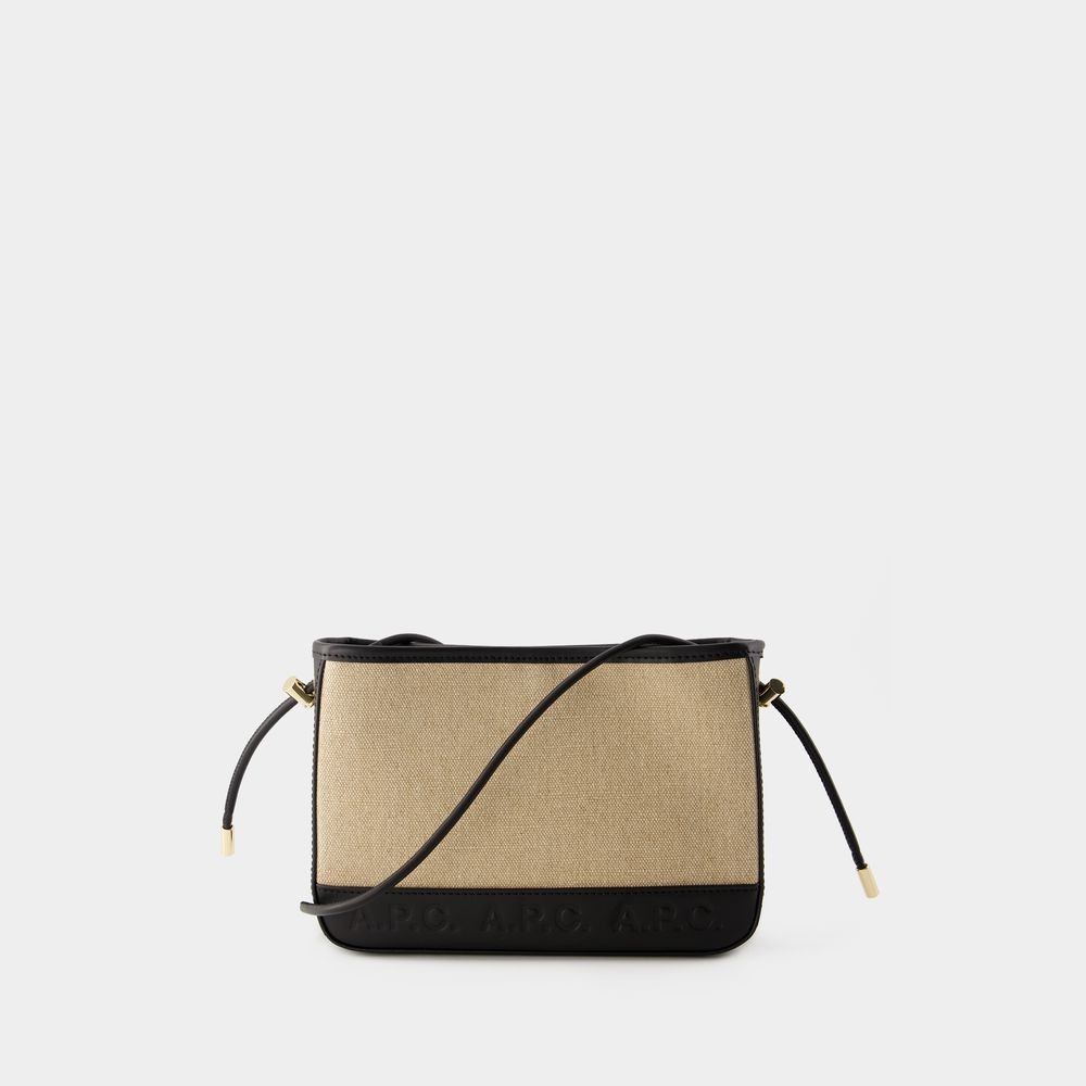 Apc Helene Shoulder Bag - A. P.c. - Canvas - Black In Black
