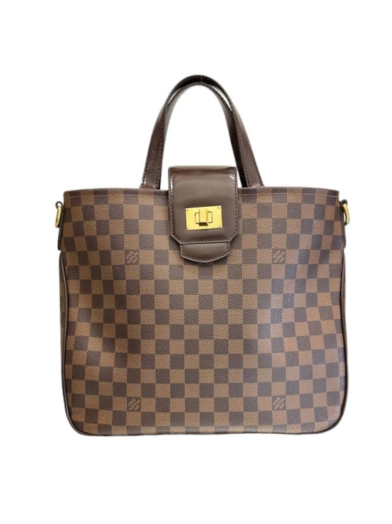Pre-owned Louis Vuitton Cabas Rosebery Damier In Pink